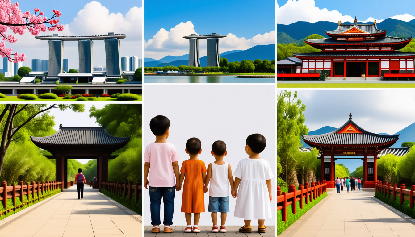 découvrez nos itinéraires en asie spécialement pensés pour les familles : destinations kid-friendly à singapour, japon, thaïlande et taïwan, conseils sur le budget, le rythme et des activités adaptées aux enfants pour un voyage réussi !