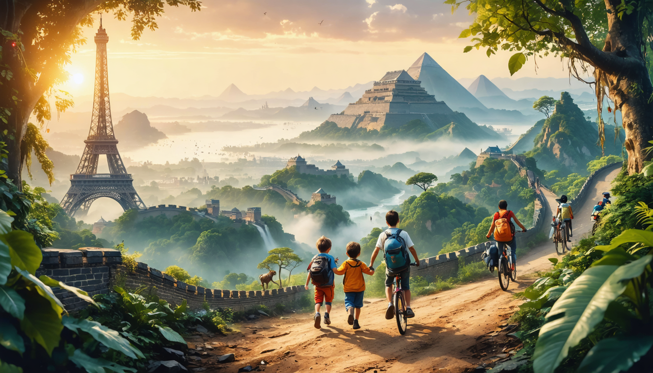 partez à la découverte du monde en famille grâce à notre itinéraire sur mesure ! conseils, destinations incontournables et astuces pratiques pour vivre ensemble une aventure inoubliable autour du globe.