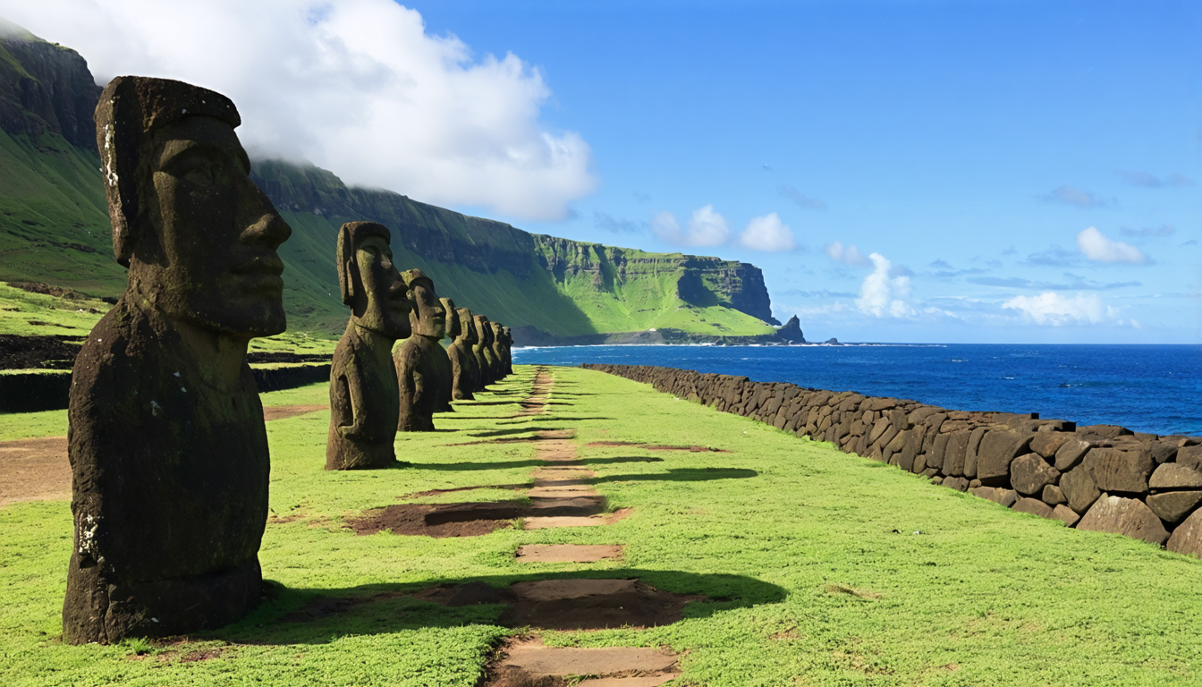 découvrez rapa nui (île de pâques) : explorez les mystérieux moai, les sites archéologiques fascinants et les sentiers emblématiques, tout en respectant les règles du parc national lors de votre visite.
