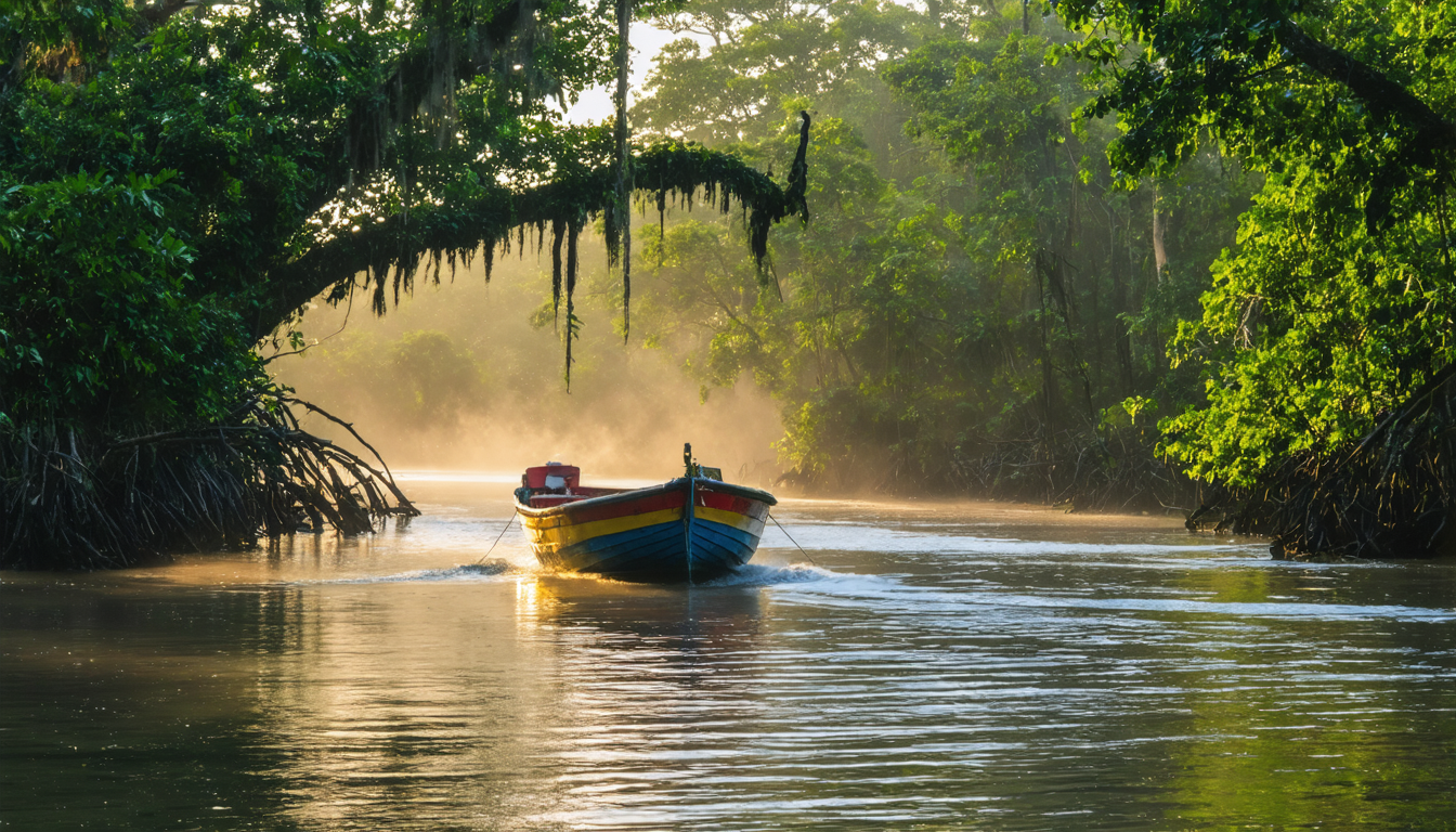 partez à la découverte de tortuguero, au costa rica, un paradis naturel unique où forêts luxuriantes, canaux mystérieux et observation de tortues vous promettent un voyage inoubliable au cœur de la biodiversité.