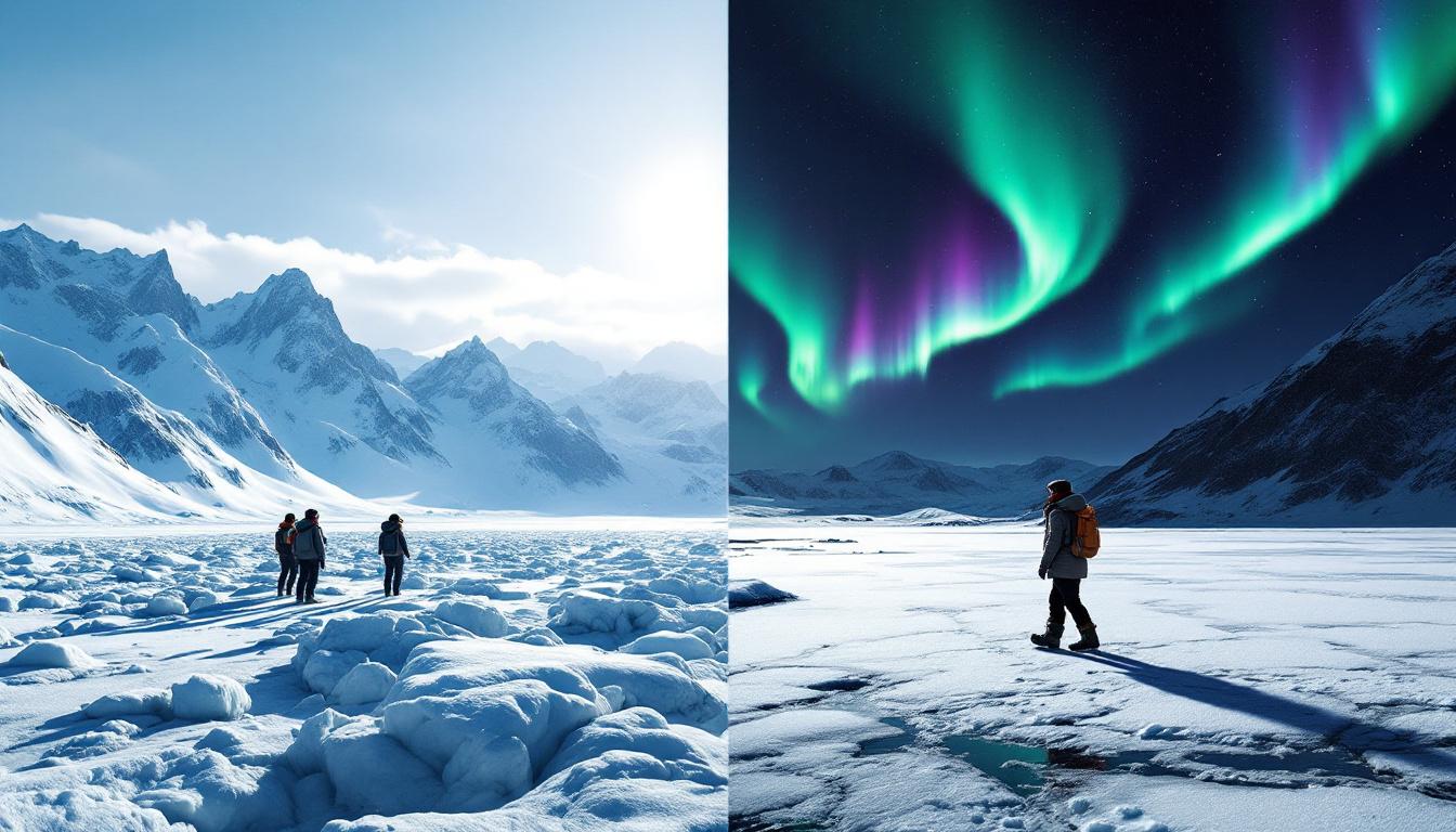 découvrez le phénomène du jour polaire et de la nuit polaire, comprenez comment les saisons aux pôles influencent votre voyage, et préparez-vous à vivre une expérience unique au cœur des extrêmes polaires.