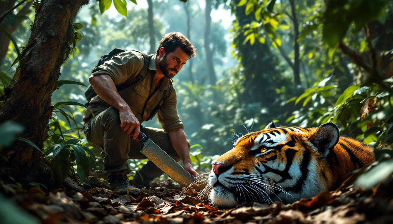 découvrez le chapitre 21 de 'le tour du monde des gaffes' : une aventure palpitante mêlant la machette et la mystérieuse tête du tigre. plongez dans ce récit unique rempli de surprises et de rebondissements.