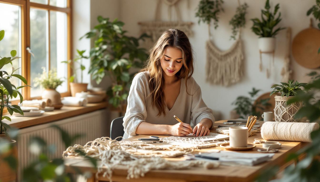 découvrez comment lucie thoraval de ouistreham réinvente le macramé traditionnel en y apportant une touche contemporaine, alliant savoir-faire artisanal et design moderne pour sublimer les tendances actuelles.