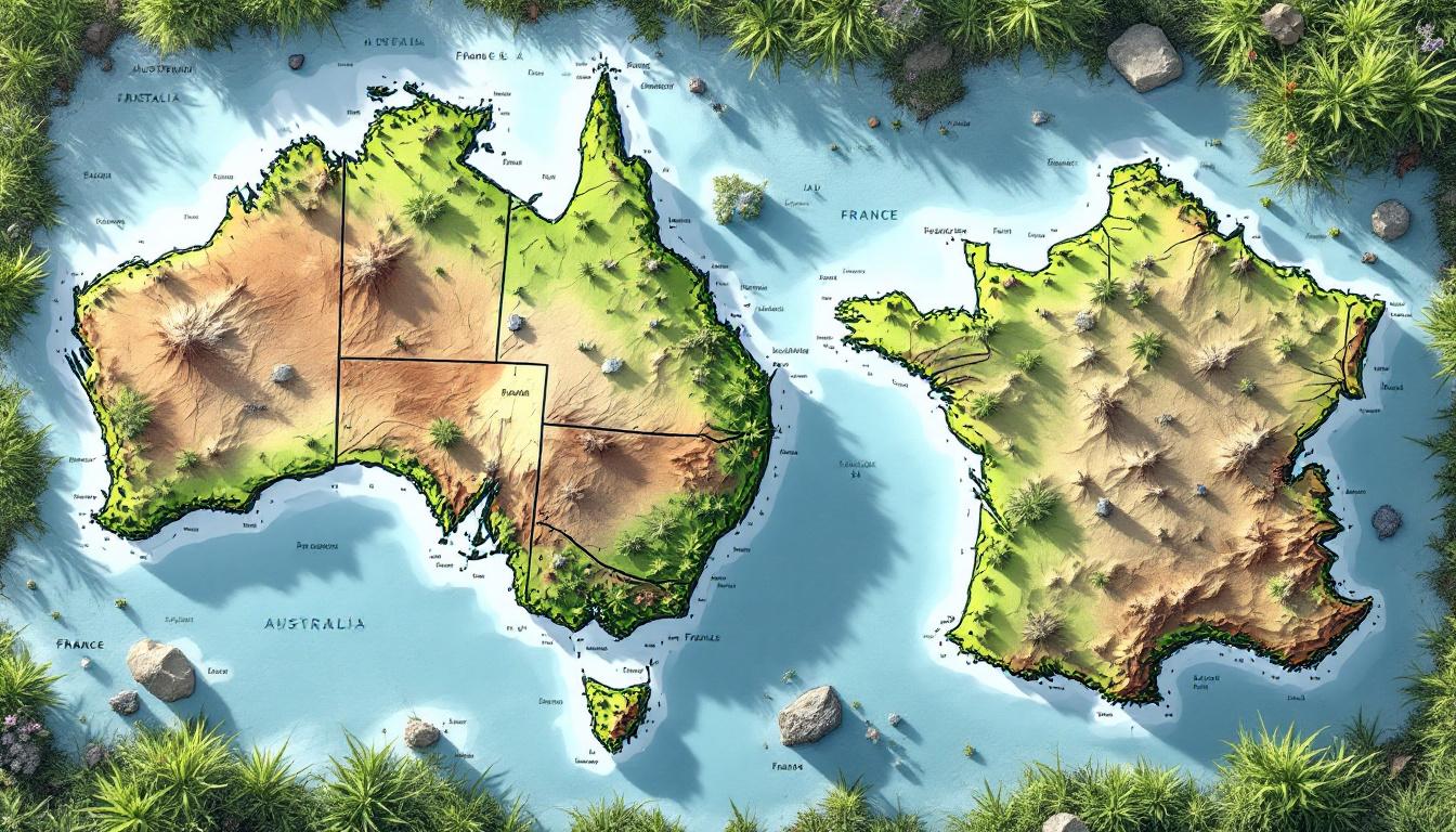 découvrez notre guide complet 2025 pour comparer les superficies de l'australie et de la france. apprenez combien de fois la france peut tenir en australie avec des données précises et à jour.