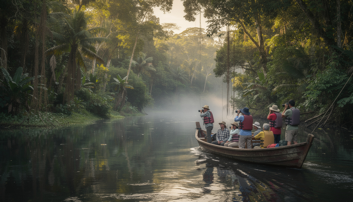 découvrez l'amazonie autrement avec nos croisières fluviales et expéditions immersives en bateau. explorez la biodiversité unique et la culture locale au cœur de la forêt tropicale.
