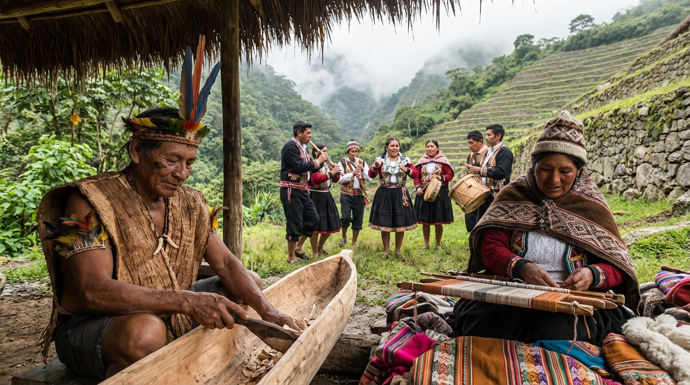 découvrez la richesse des cultures indigènes d'amazonie et des andes à travers une immersion authentique dans leurs traditions vivantes et leurs modes de vie ancestraux.