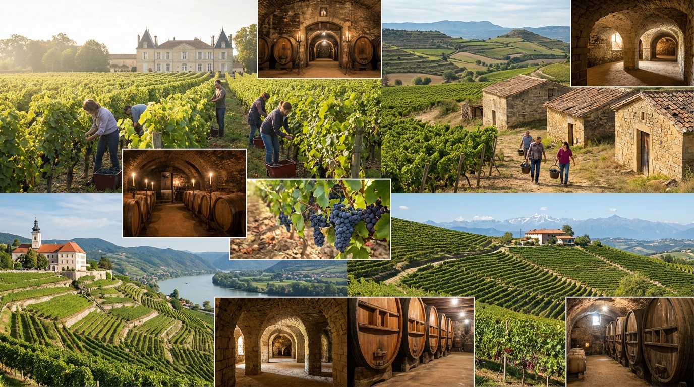 découvrez l'œnotourisme en europe avec nos guides des meilleurs domaines à bordeaux, rioja, piémont et wachau. réservez vos visites, participez aux vendanges et explorez des caves d'exception.