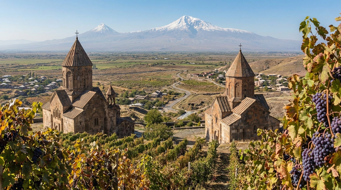 découvrez le caucase du sud à travers un combiné unique : explorez tbilissi et erevan, visitez des monastères historiques, et profitez des vignobles pittoresques entre culture et montagnes splendides.